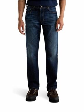 AG Adriano Goldschmied The Graduate Tailored Leg Jeans 32x34 Dark Wash Stretch